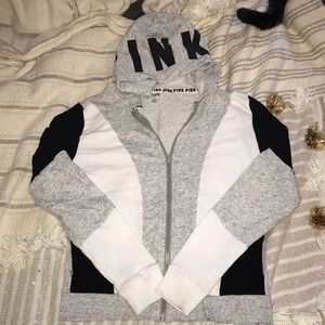 Pink full zip jacket